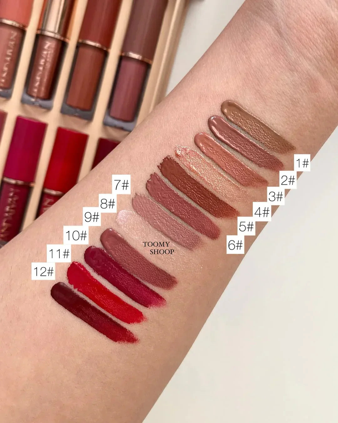 12-Piece Lip Gloss & Matte Lipstick Set – IMPORTED