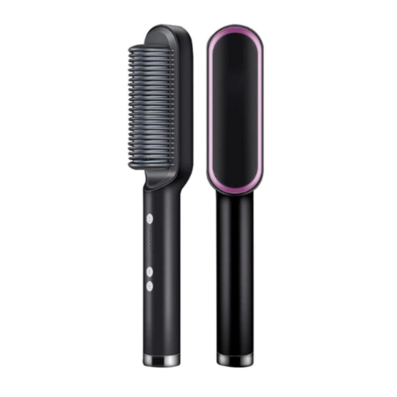 Ionic Straightening Brush: 2-in-1 Styling Innovation